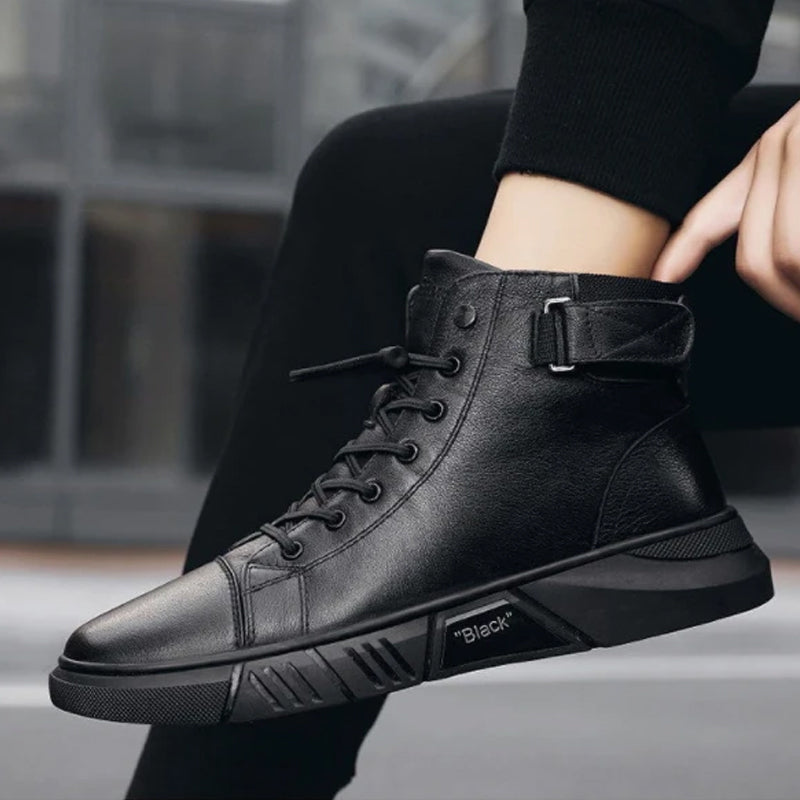 MidnightWalk™ Warm Leather Boots