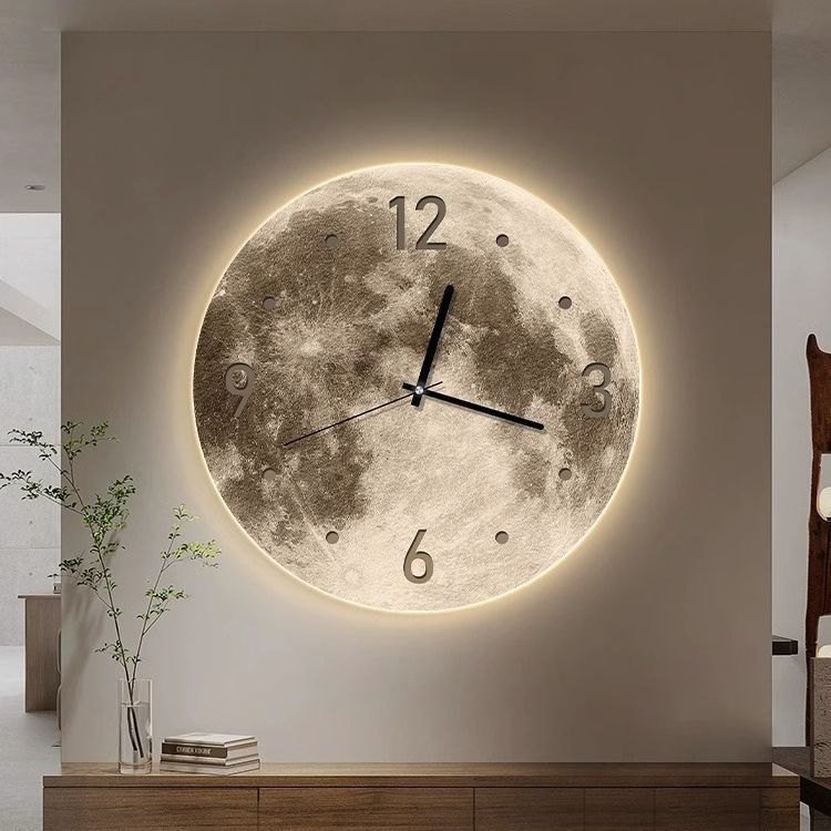 LunaClock™ Illuminated Moon Glow Clock