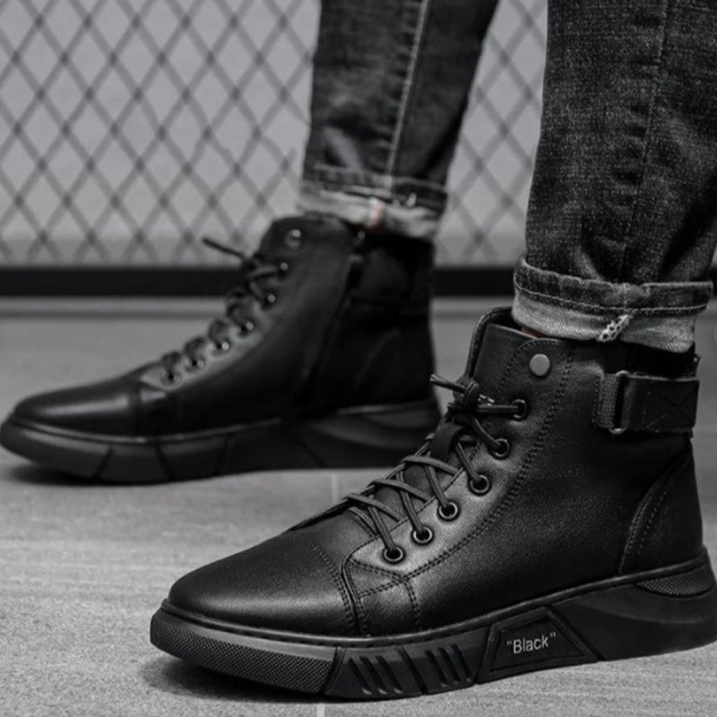MidnightWalk™ Warm Leather Boots