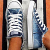 FloraWalk™ – Canvas Lace-up Sneaker with Floral Pattern