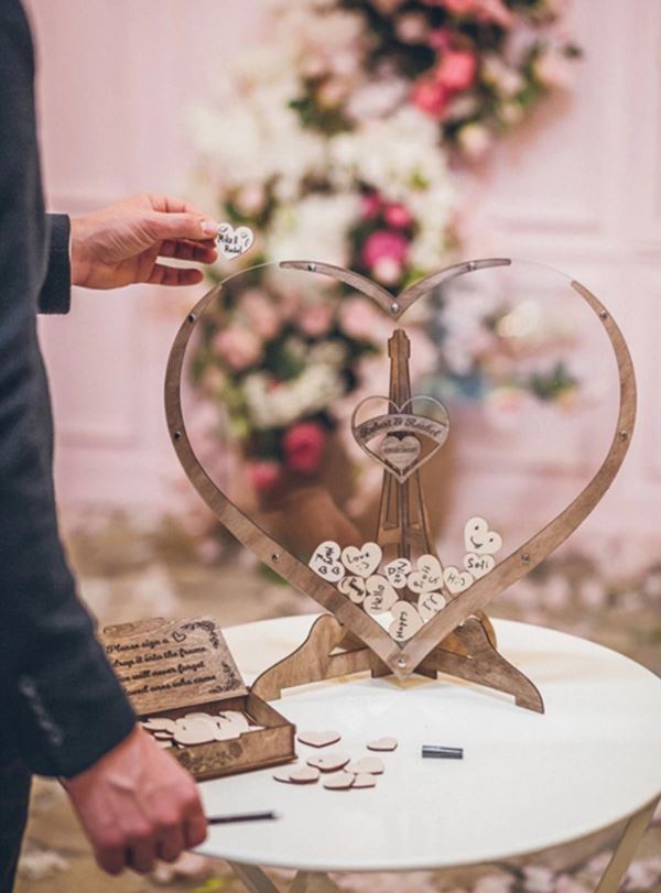 LoveScribe™ Heart Guest Book