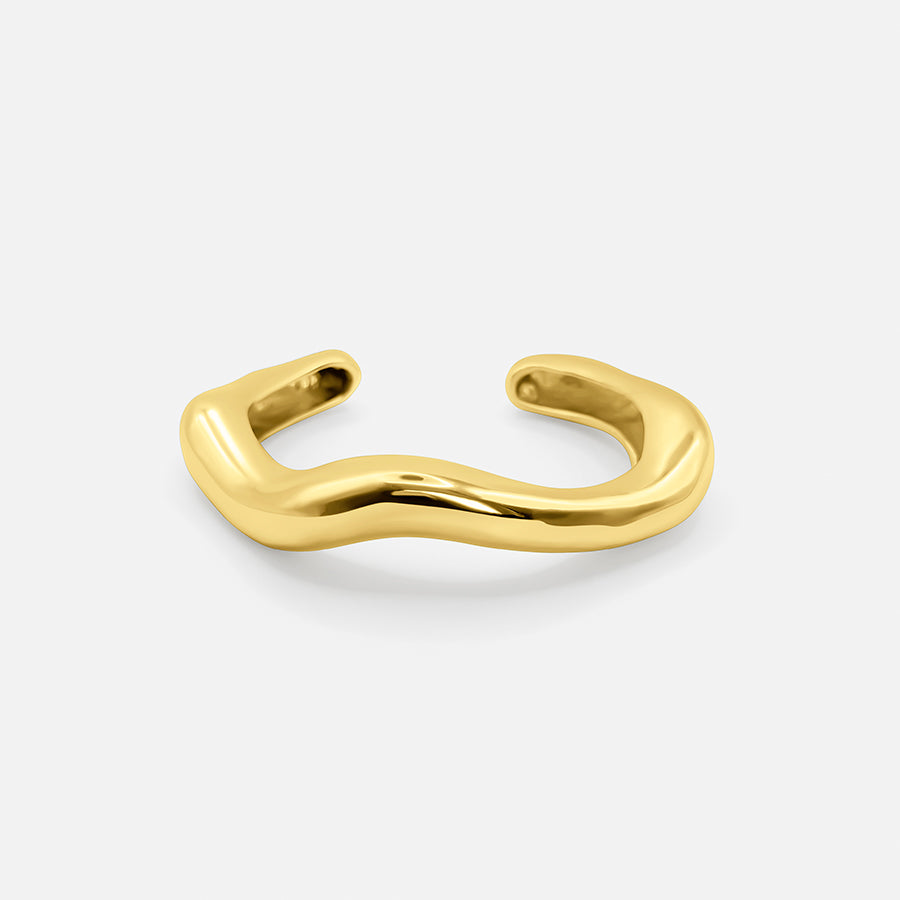Elegant Open Gold Bracelet – Stylish Highlight for Your Look