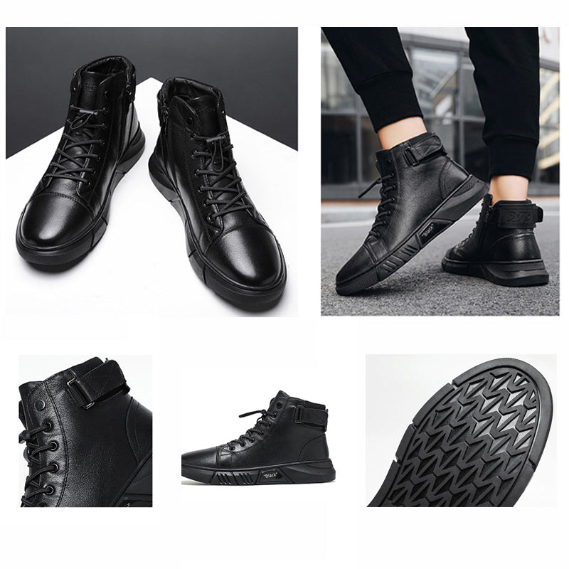 MidnightWalk™ Warm Leather Boots