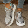 GlamStep™ – Elegant Women's Sneakers with Sparkling Sequins