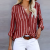 Jantien - Fashionable Striped Women's Blouse