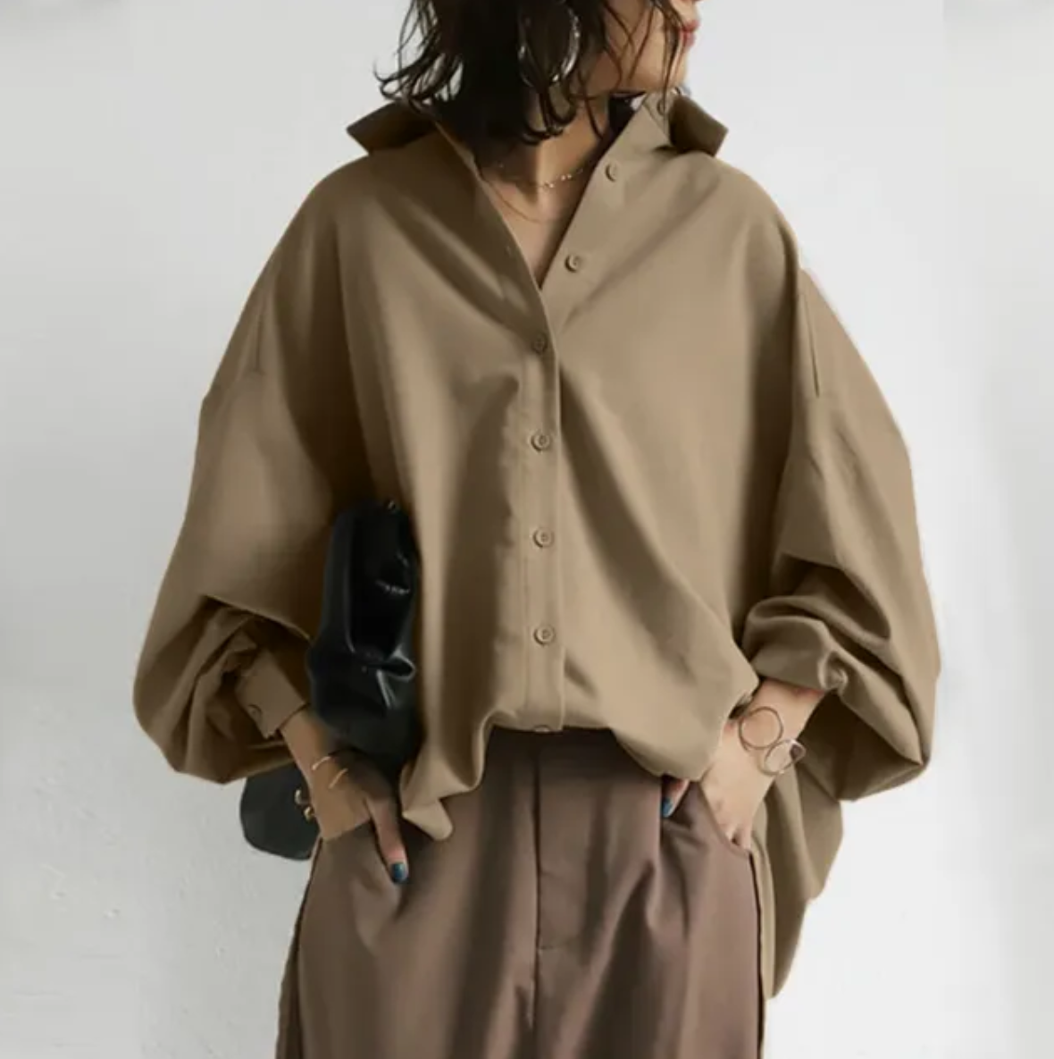 Reverina™ – Women's Blouse with Revers & Elegant Fit