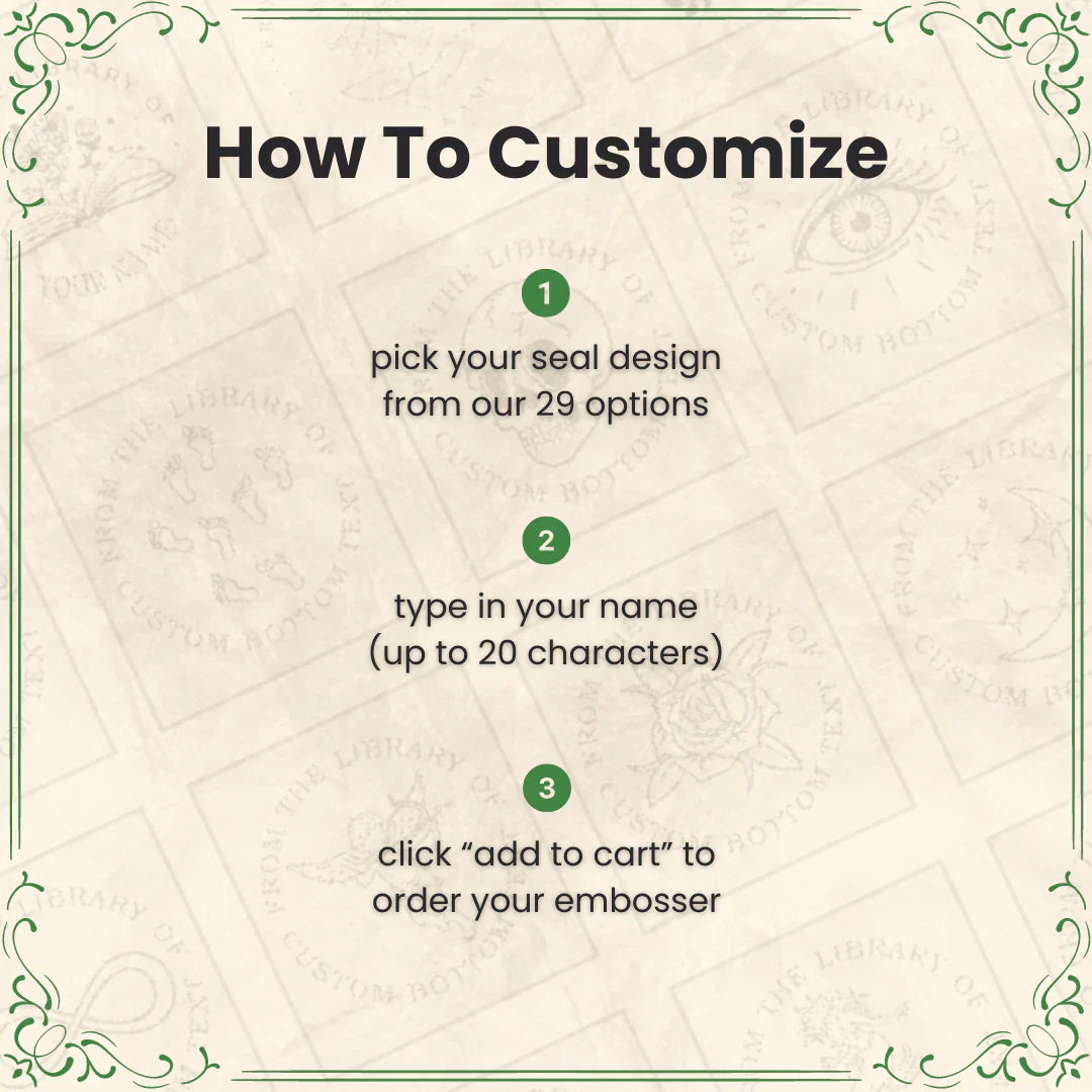 BookStamp™ Custom Craft Finish