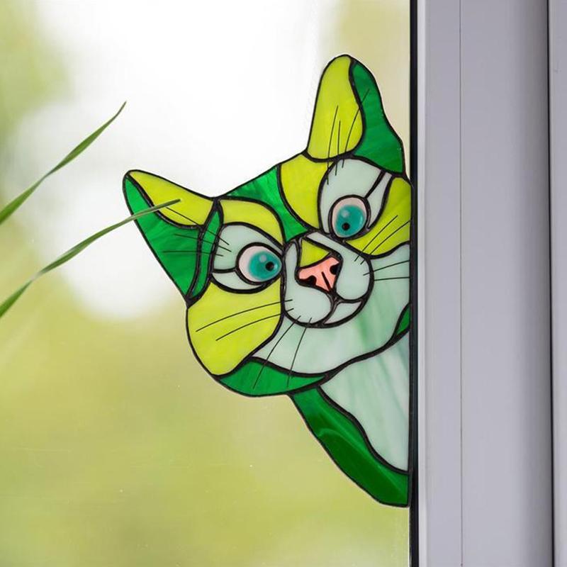 CatPeek™ Funny Cat Decoration