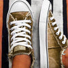 FloraWalk™ – Canvas Lace-up Sneaker with Floral Pattern