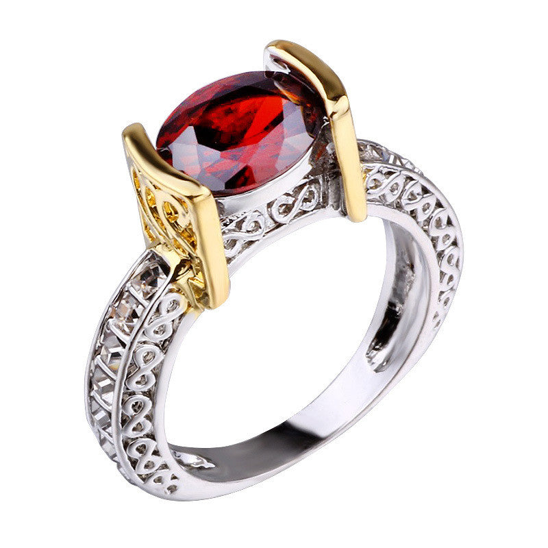 CrimsonGlow™ Red Stone Ring