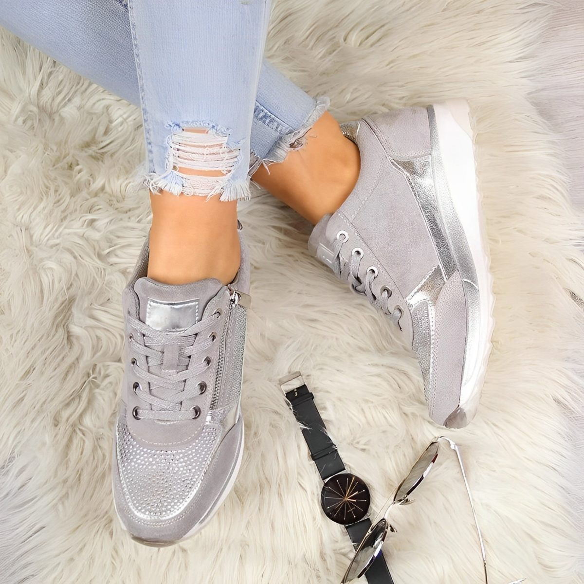 Pro Shoes – Athletic Shoes with Practical Zipper