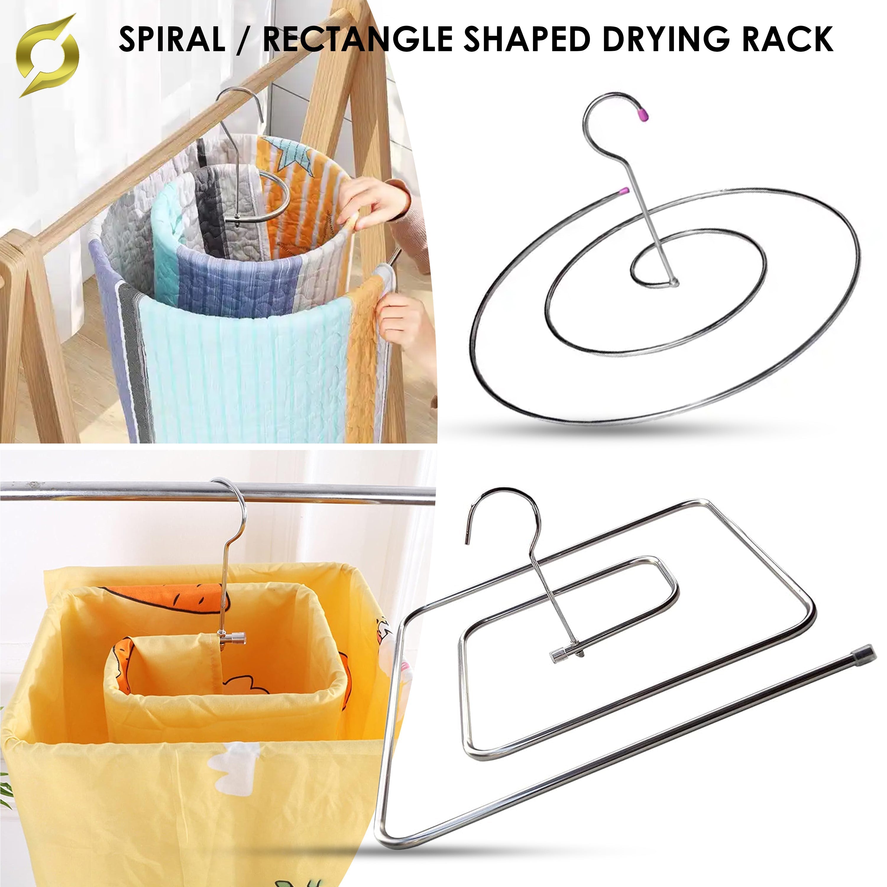 1+1 FREE | TwistDry™ Stainless Steel Clothes Airer