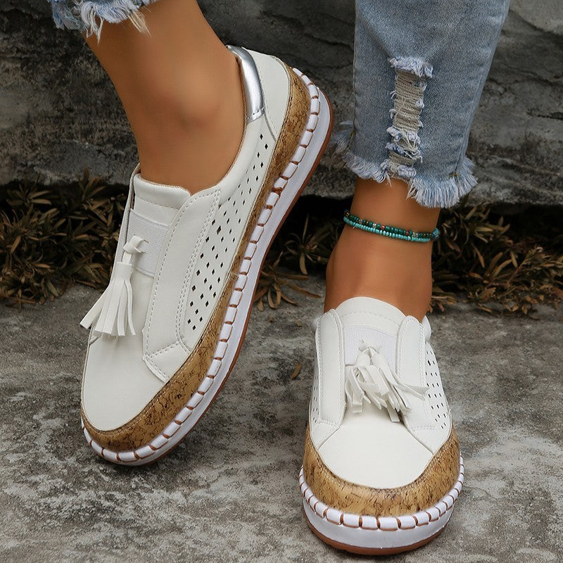 Tasselina™ – Stylish Women's Loafers with Decorative Tassels