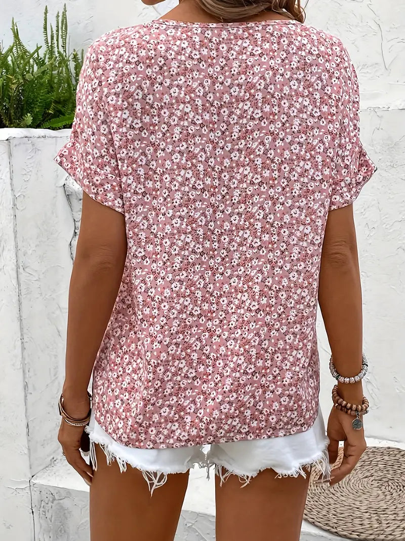 Lina™ Short Summer Top with Feminine Note