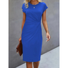Women's Short Sleeve Formal Dress | Midi