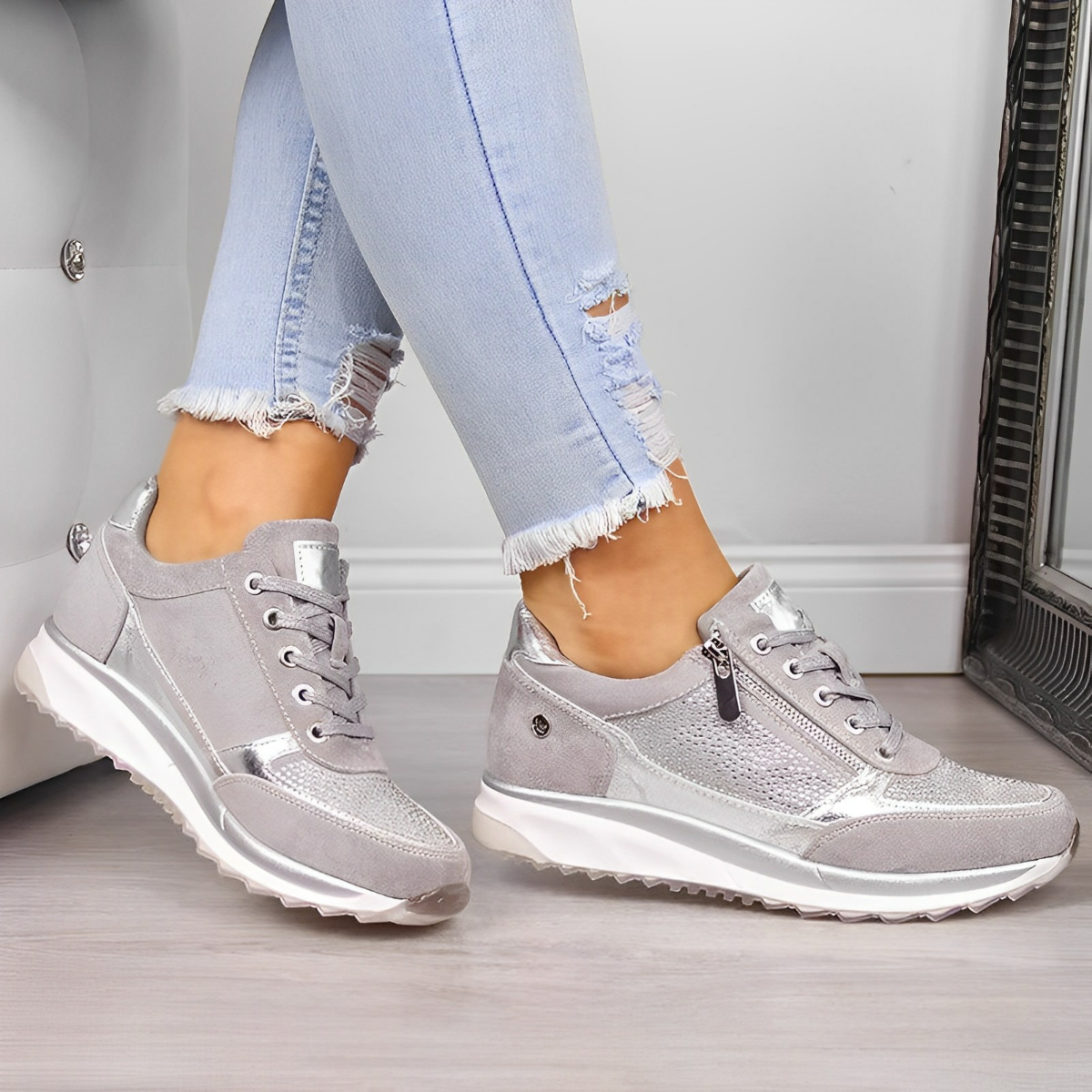 Pro Shoes – Athletic Shoes with Practical Zipper