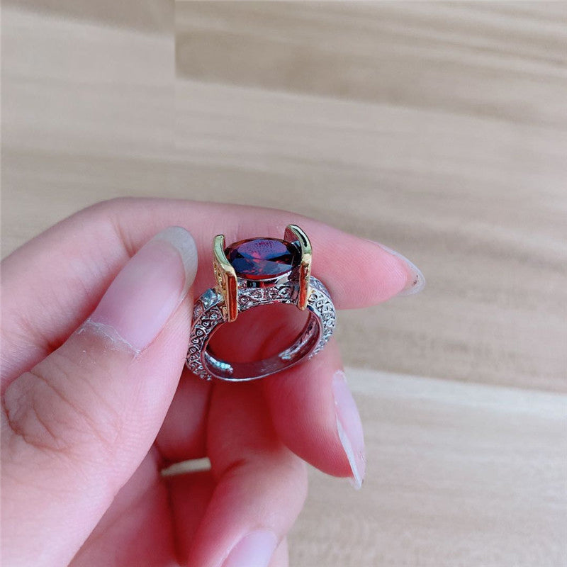 CrimsonGlow™ Red Stone Ring