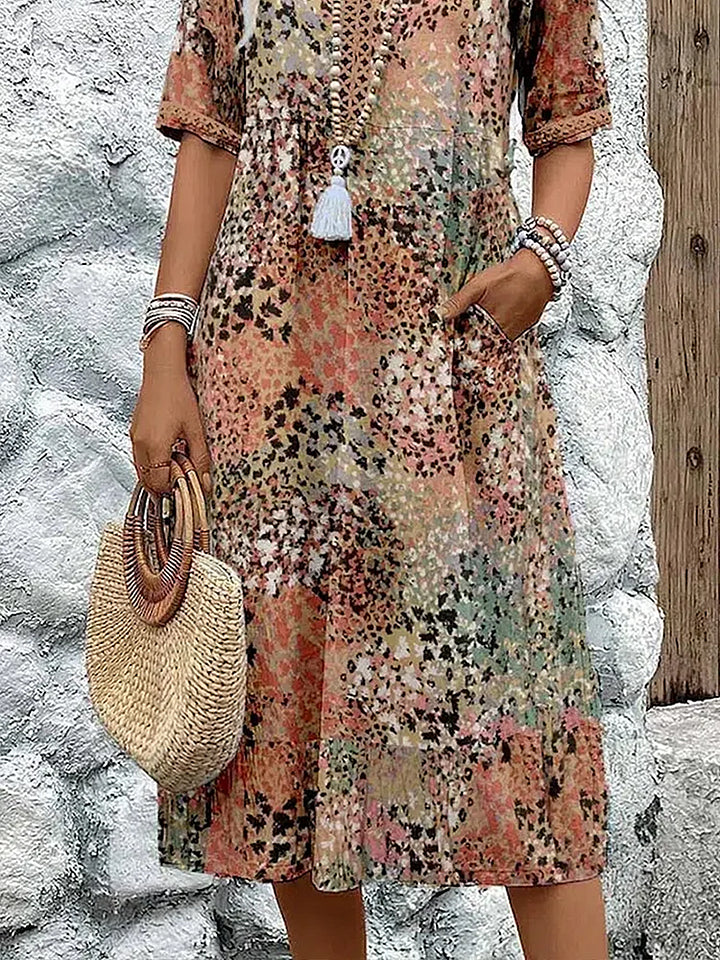 Gabriella™ Printed Midi Dress