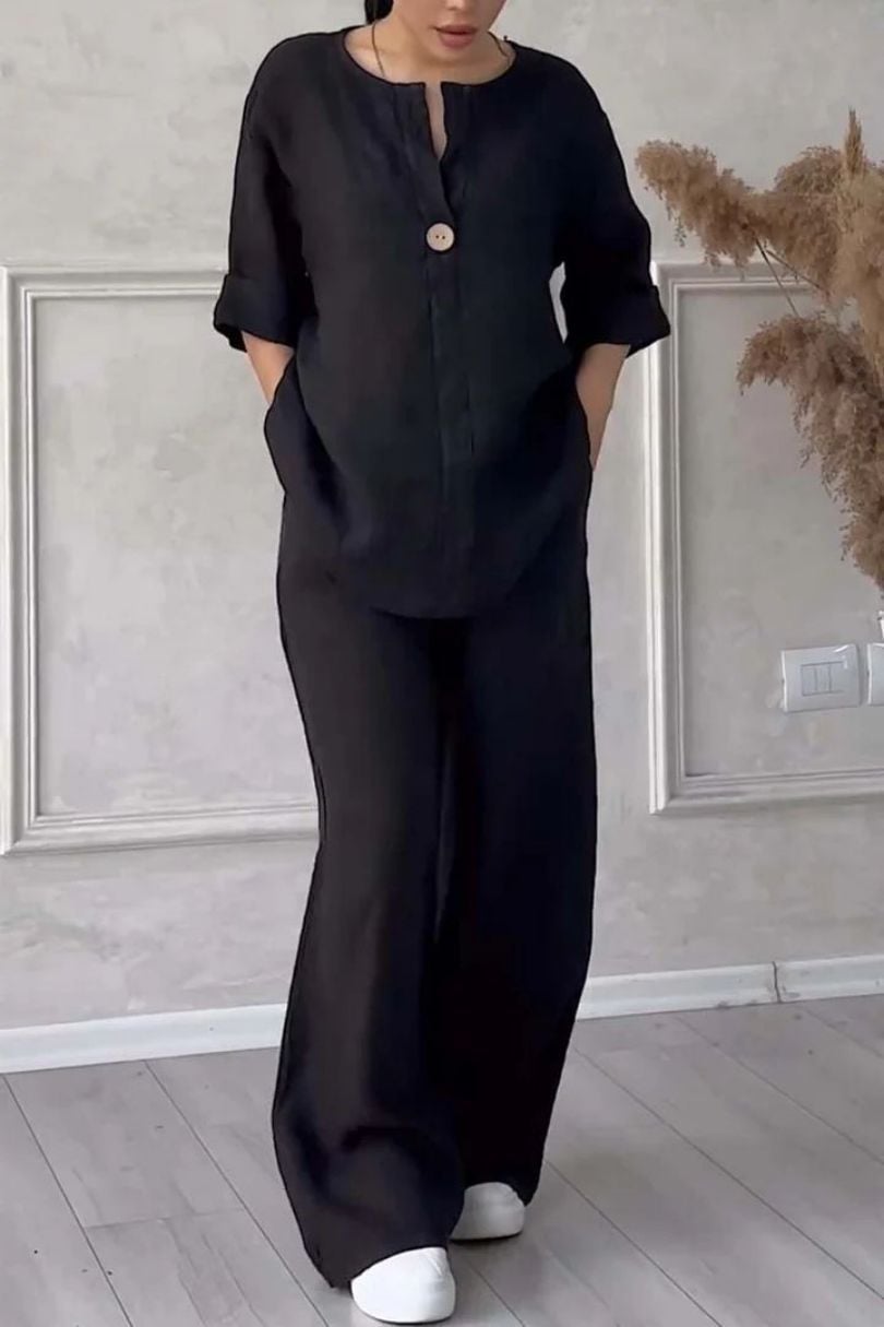 Alexa™ Linen two-piece set