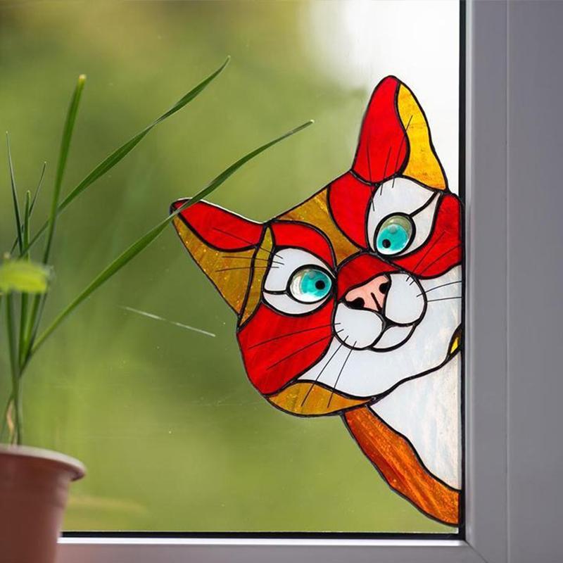 CatPeek™ Funny Cat Decoration
