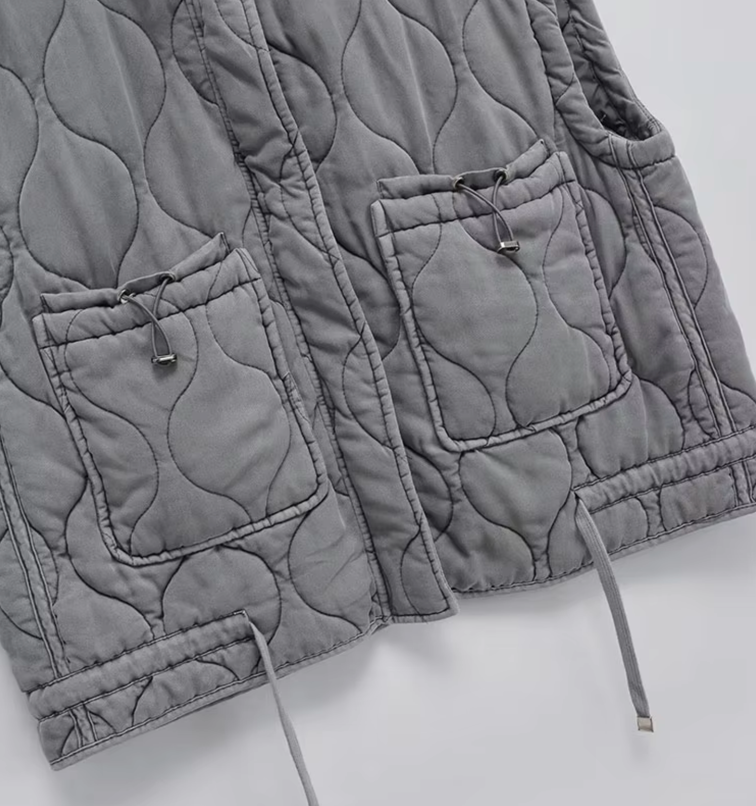 Isabeau – Padded Sleeveless Cotton Vest for Women