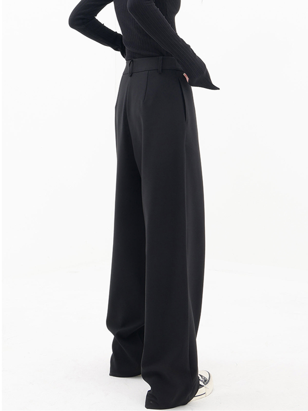 Yuli | Flattering Asymmetric Waist Women's Pants