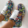 Hazel | Stylish Graffiti Print Women's Sneakers