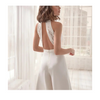 Adele | Women's Wedding Elegant Jumpsuit | White
