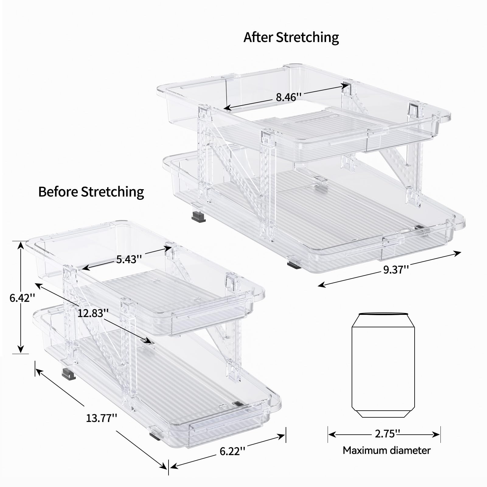 TriKeeper™  Customizable Can Storage