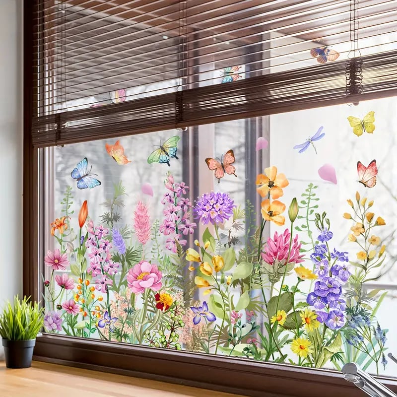 1+1 Free | FloraDeco™ Reusable Window Stickers