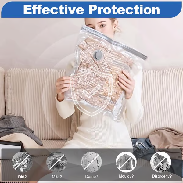 VacPack™ Maximize Storage Space