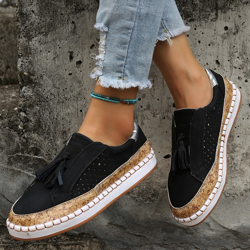 Tasselina™ – Stylish Women's Loafers with Decorative Tassels
