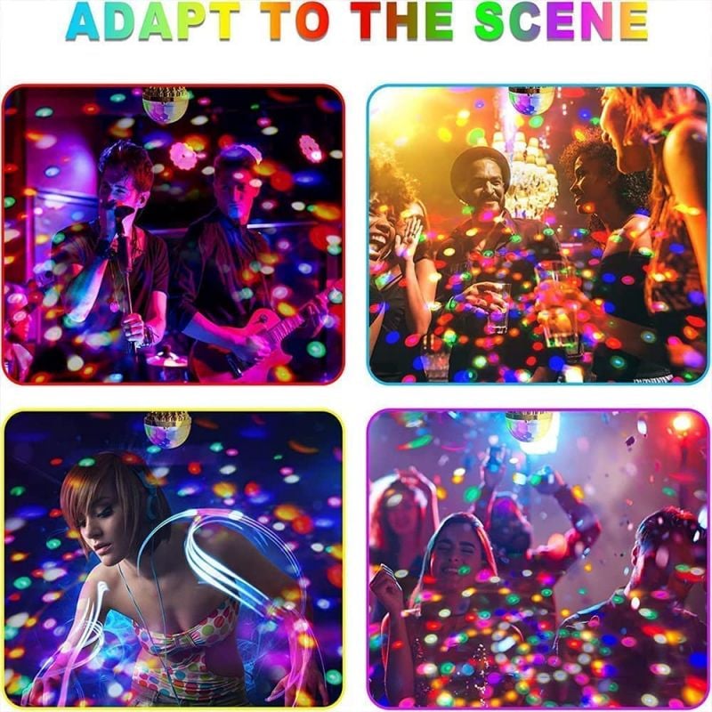 DiscoGlow™ Rotating Disco Lamp