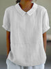 Stylish Blouse With Collar For Women | Breathable