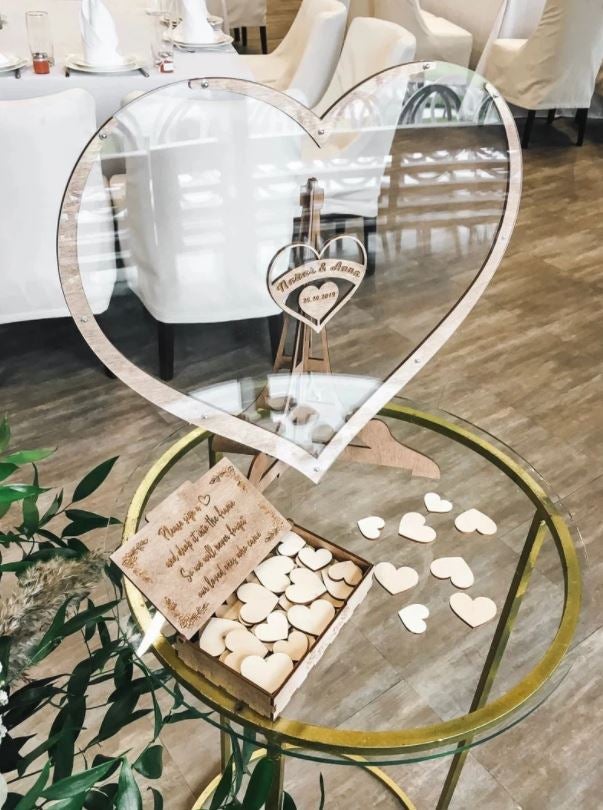 LoveScribe™ Heart Guest Book