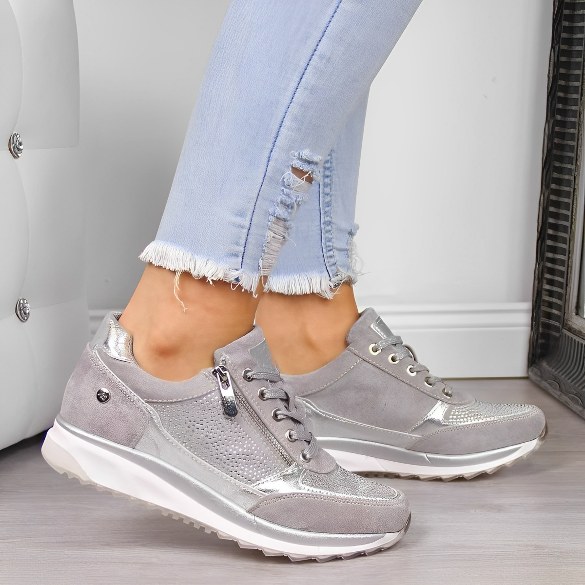 Pro Shoes – Athletic Shoes with Practical Zipper