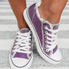 FloraWalk™ – Canvas Lace-up Sneaker with Floral Pattern