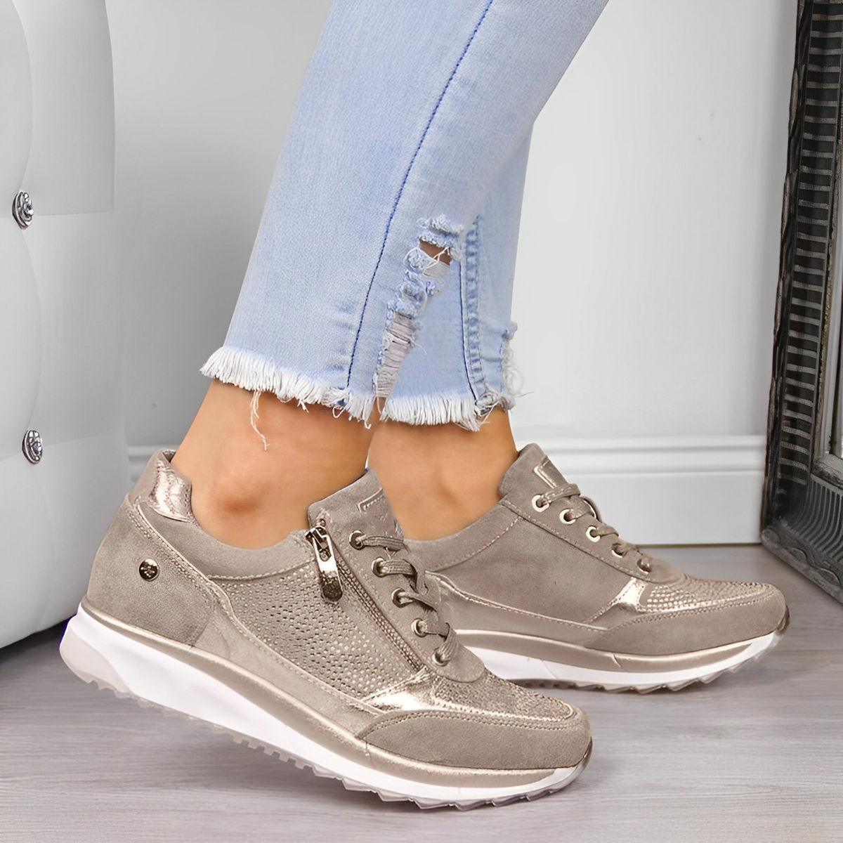 Pro Shoes – Athletic Shoes with Practical Zipper