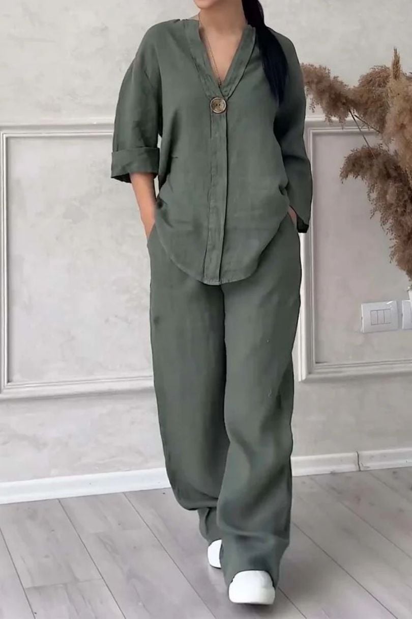 Alexa™ Linen two-piece set
