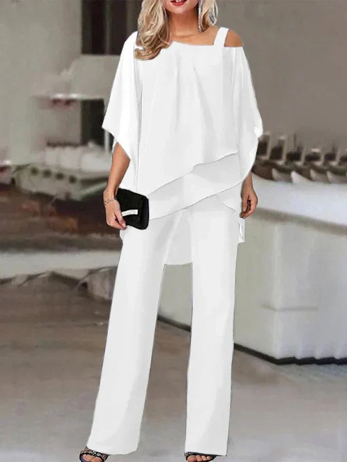 Wilma | Elegant Off-Shoulder Design Two-Piece Set for Women