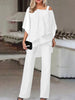 Wilma | Elegant Off-Shoulder Design Two-Piece Set for Women