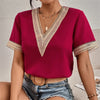 Women's V-Neck T-Shirt – Regular Fit and Versatile Style
