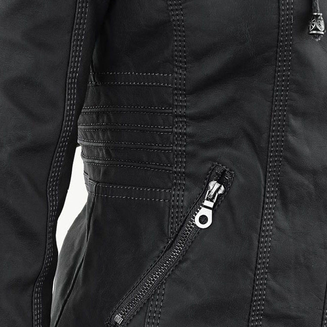 Waterproof women's jacket with hood