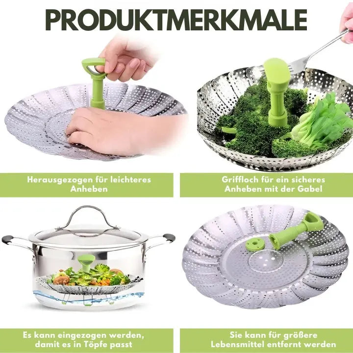 SteamEase™ Compact Steaming Convenience