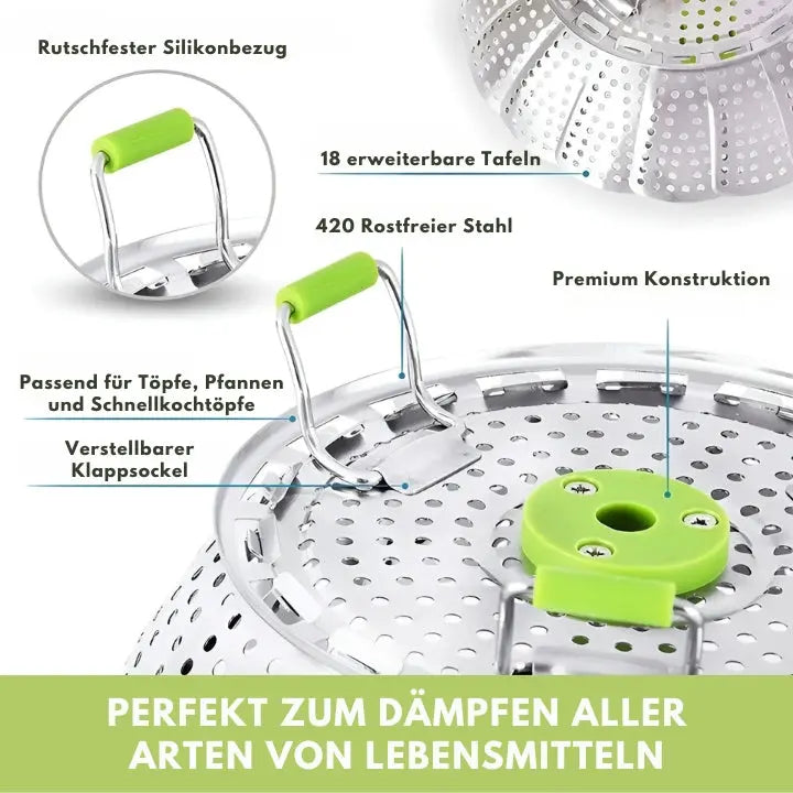 SteamEase™ Compact Steaming Convenience