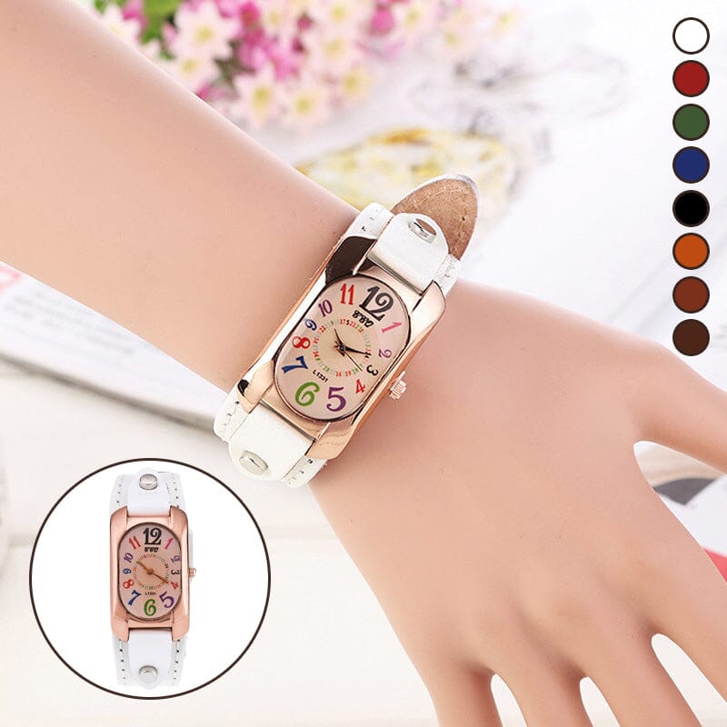 QuartzLuxe™ Chic Retro Watch