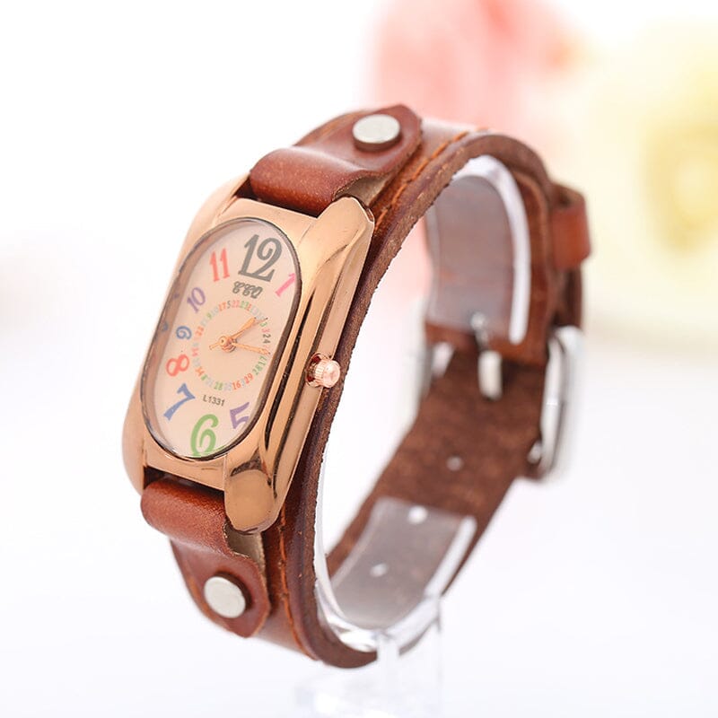 QuartzLuxe™ Chic Retro Watch