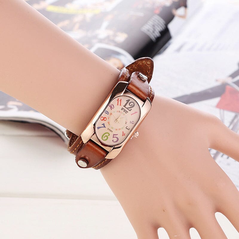 QuartzLuxe™ Chic Retro Watch
