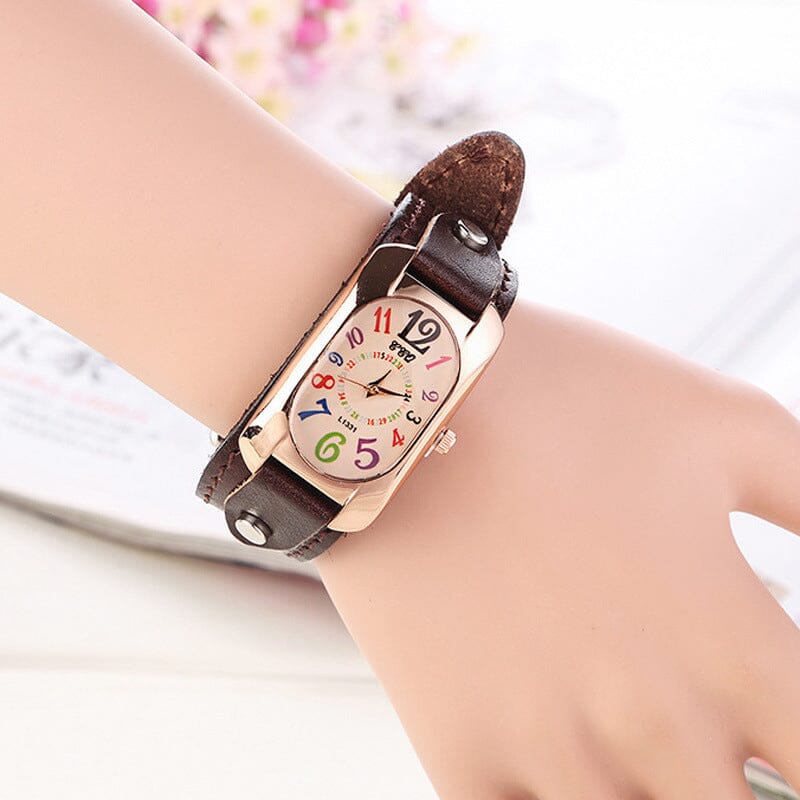 QuartzLuxe™ Chic Retro Watch