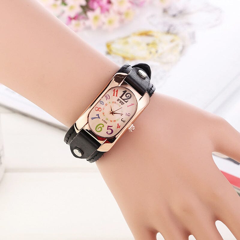 QuartzLuxe™ Chic Retro Watch